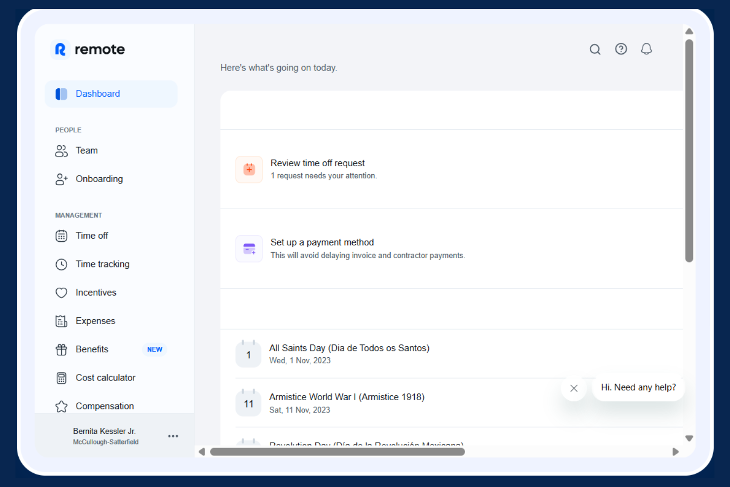Remote screenshot - 10 meilleurs Employeurs de Référence au Chili : Évaluation en 2026