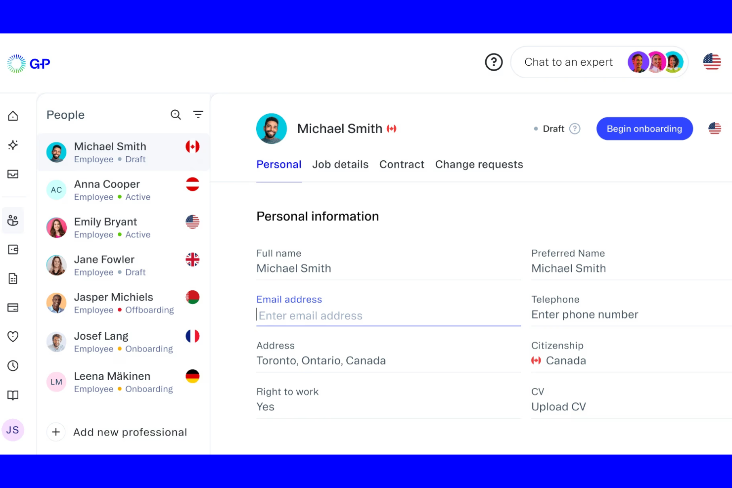 G-P screenshot - 10 meilleurs Employeurs de Référence au Chili : Évaluation en 2026