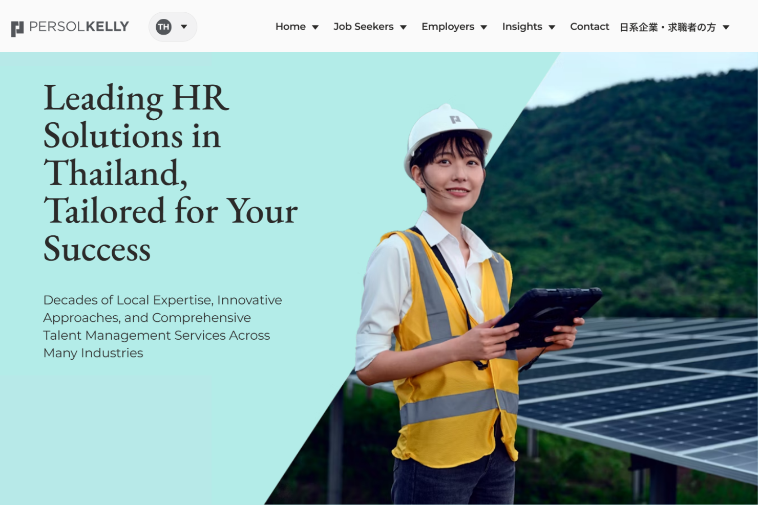 PERSOLKELLY screenshot - 10 meilleures agences de recrutement en Thaïlande évaluées en 2026