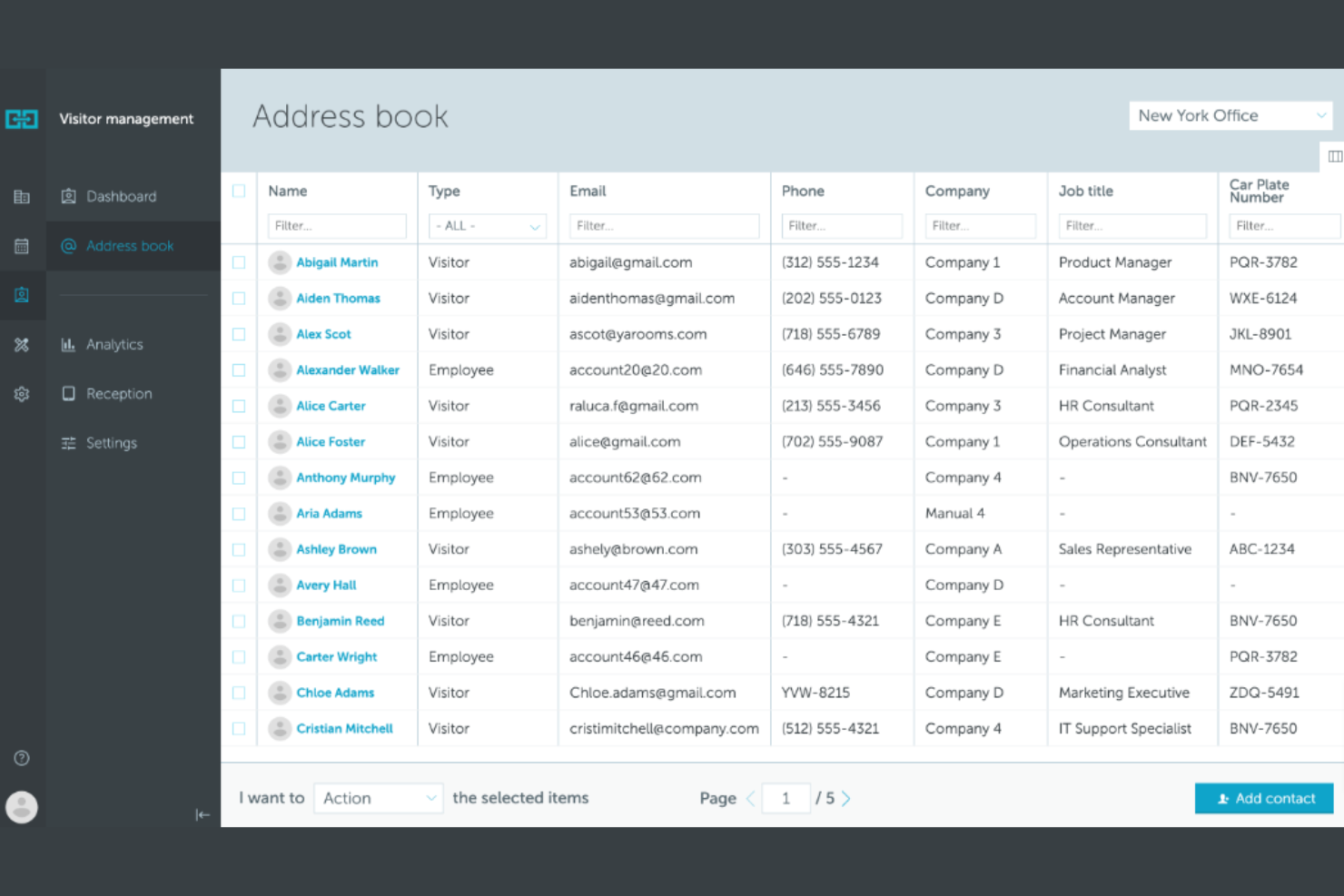 YAROOMS screenshot - 20 meilleurs logiciels de gestion des visiteurs de 2026 : testés et évalués