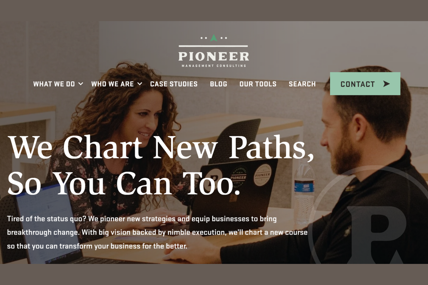 Pioneer Management Consulting screenshot - 10 meilleures cabinets de conseil RH à Minneapolis évalués en 2026