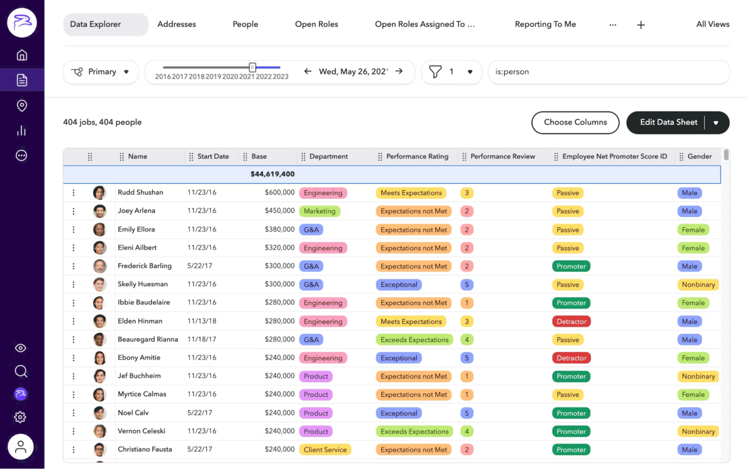 ChartHop screenshot - 10 Beste Mobile Workforce Management Software Im Test 2026