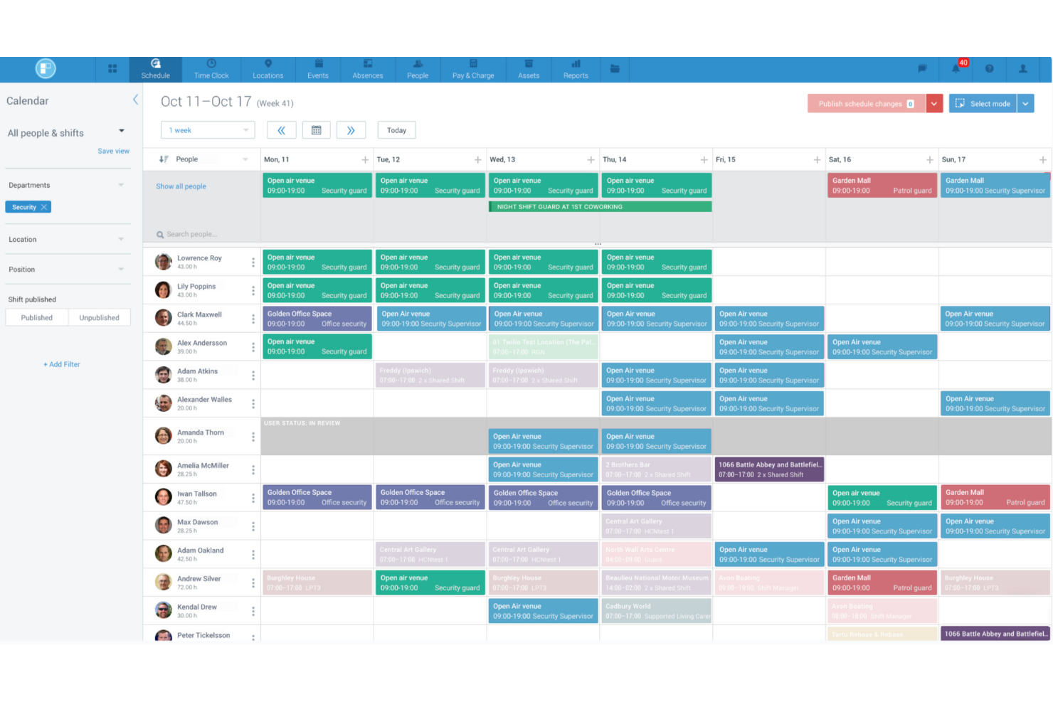 Parim screenshot - 20 Meilleurs Logiciels de Gestion de la Main-d’Œuvre Mobile Passés en Revue en 2026