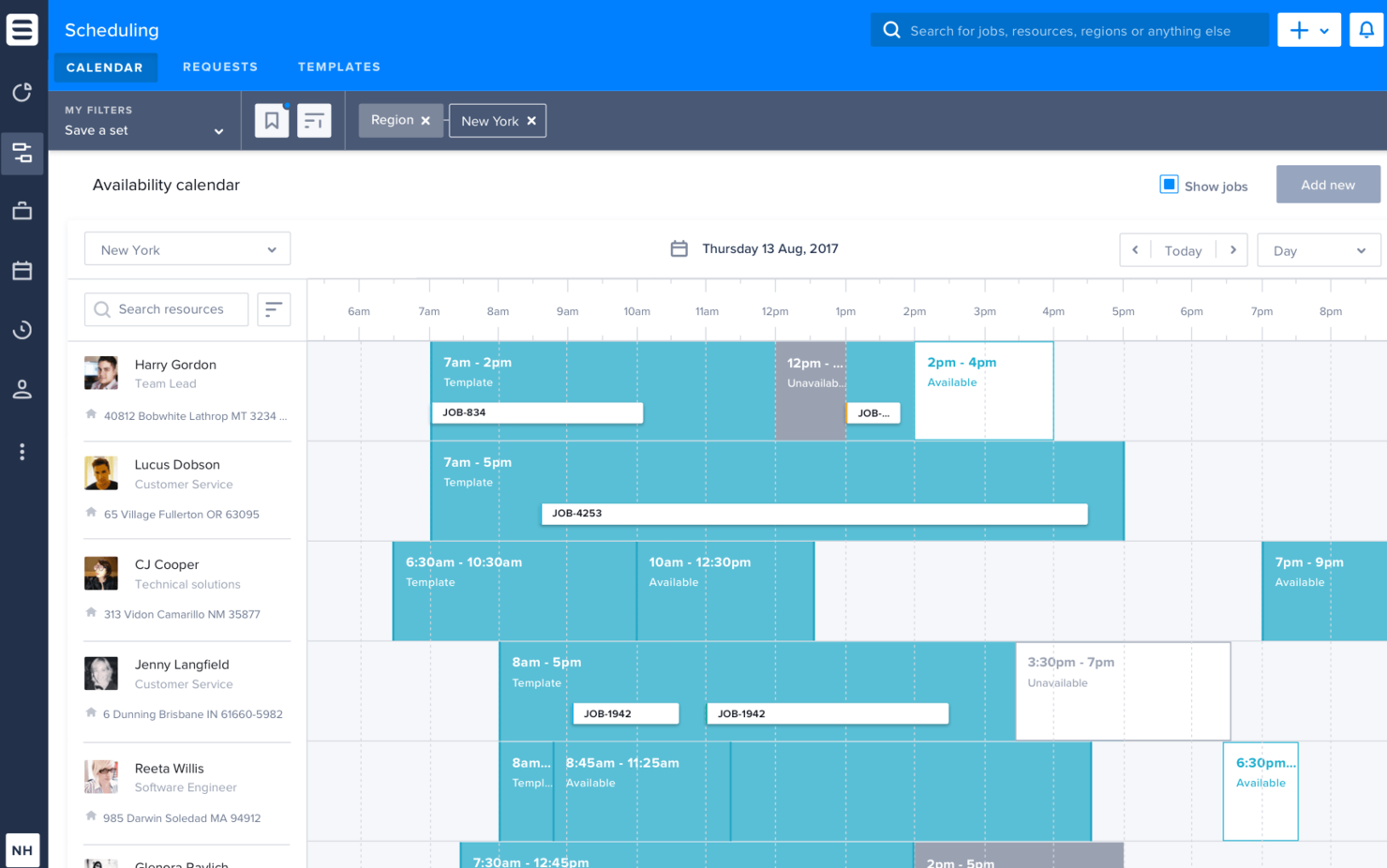 Skedulo screenshot - 20 Meilleurs Logiciels de Gestion de Workforce Mobile Passés en Revue en 2026