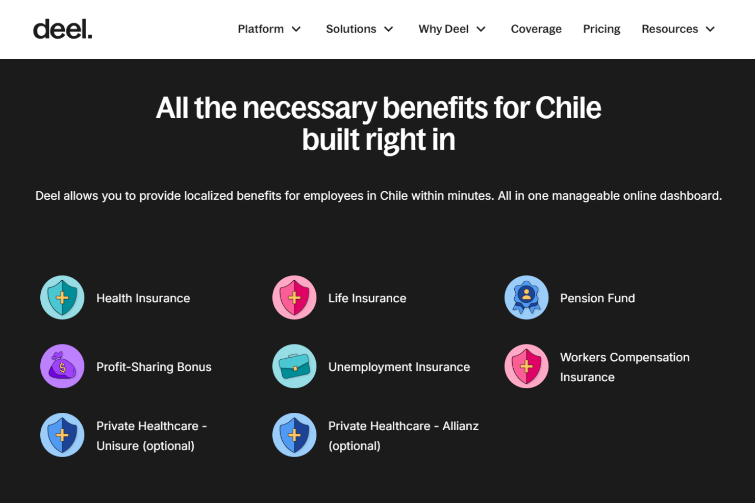 Deel Hire screenshot - 20 meilleurs employeurs de référence au Chili : Analyse en 2026