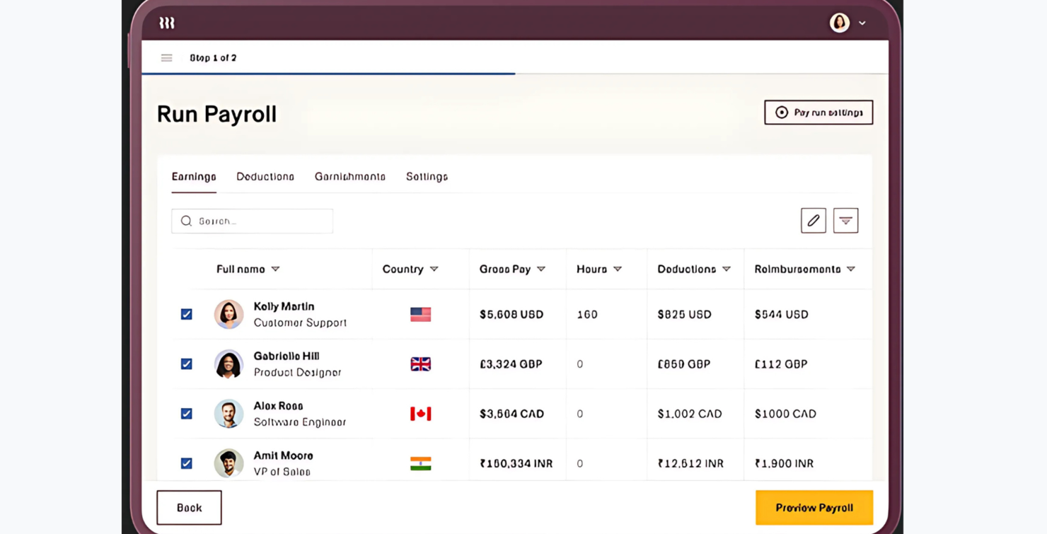 Rippling screenshot - Die 10 besten Justworks-Alternativen im Test 2026
