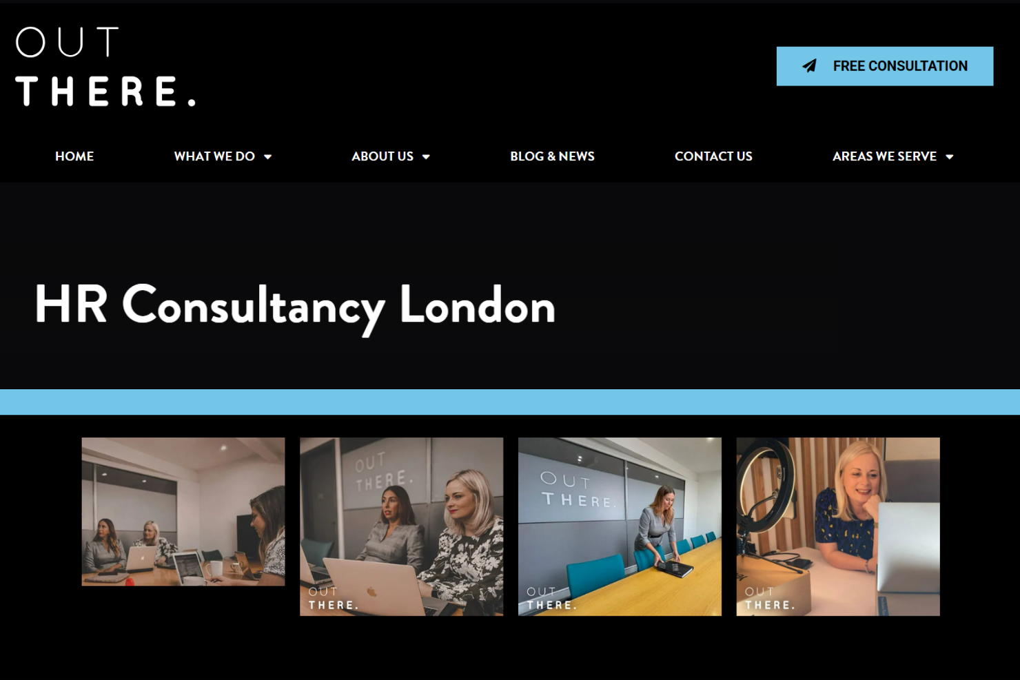 OutThere RPO screenshot - 20 beste HR-Beratungsfirmen in London im Test 2026