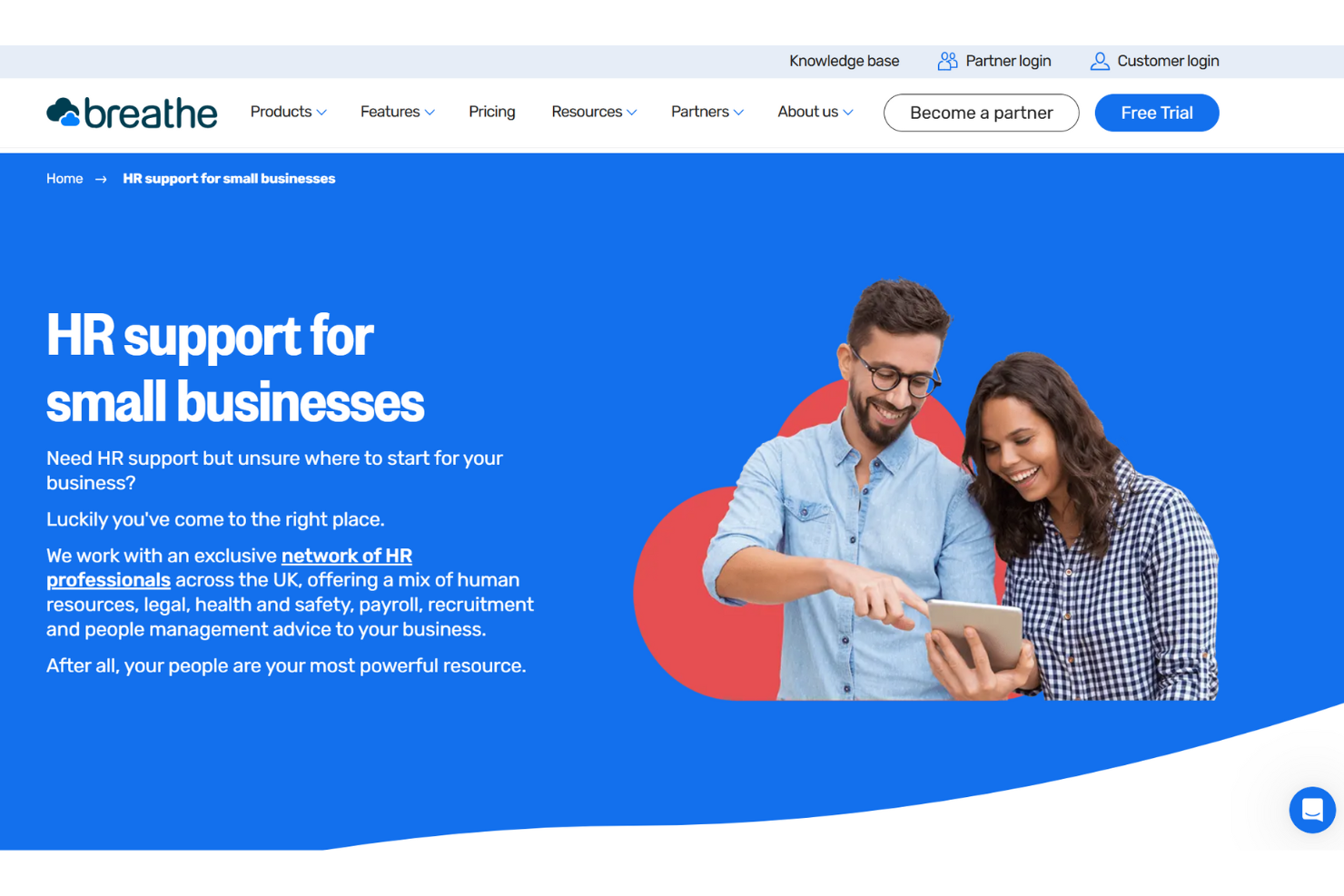 Breathe HR screenshot - 20 beste HR-Beratungsfirmen in London im Test 2026