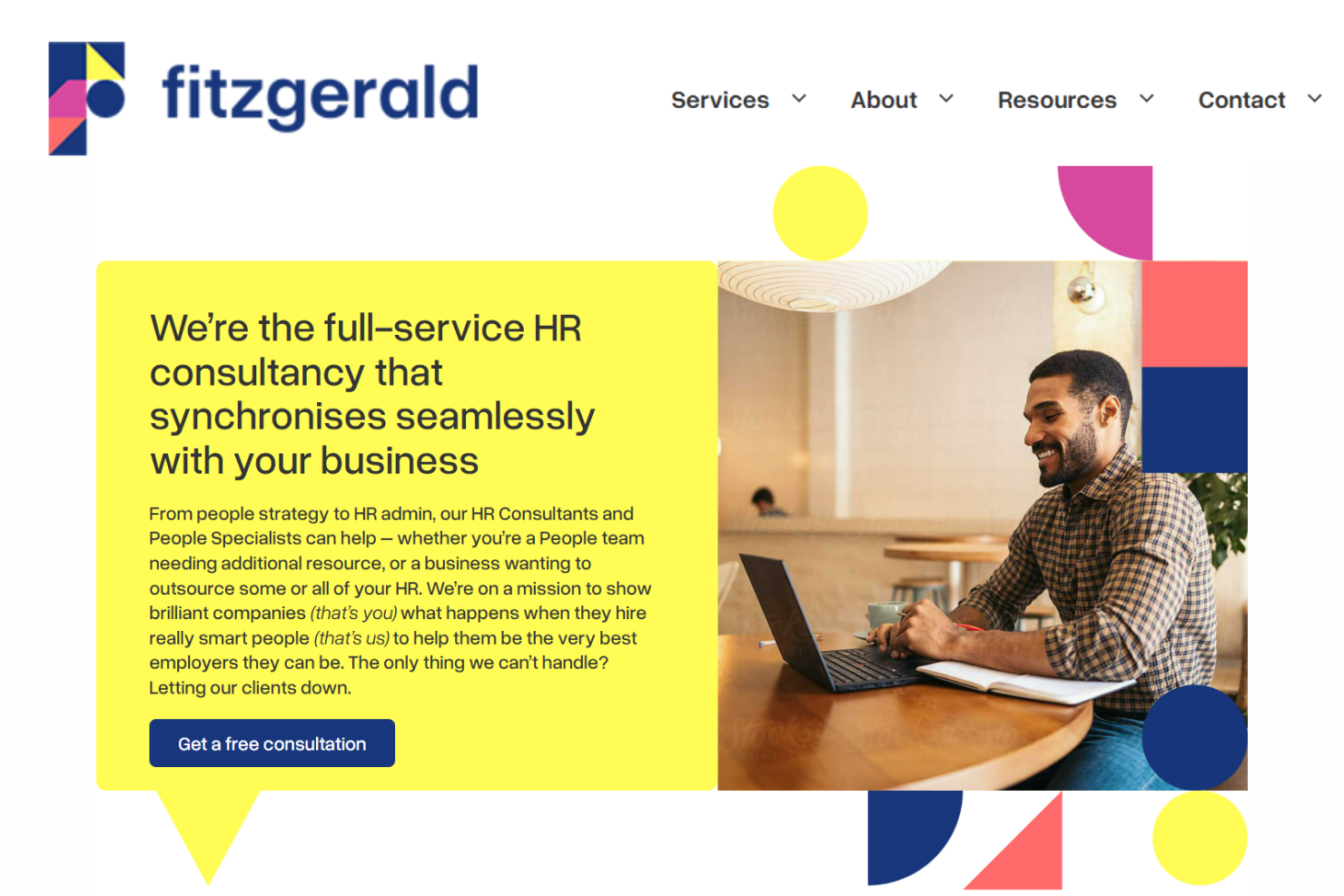 Fitzgerald HR screenshot - 20 beste HR-Beratungsfirmen in London im Test 2026
