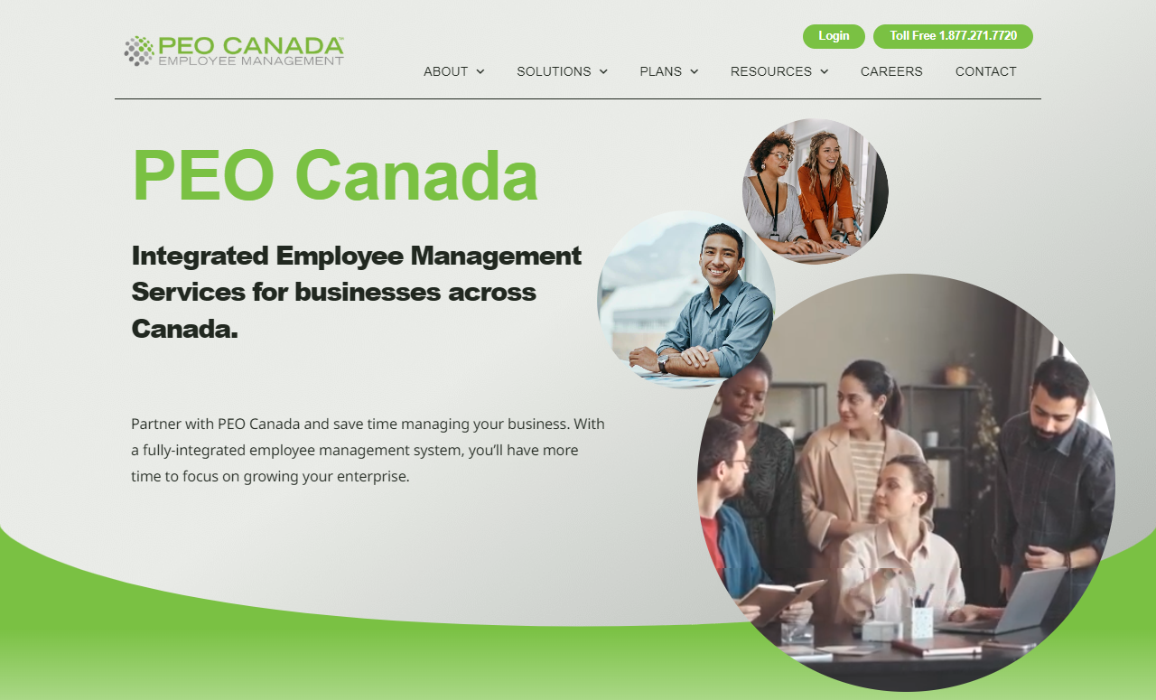 PEO Canada screenshot - 10 Meilleurs Fournisseurs de PEO au Canada en 2026
