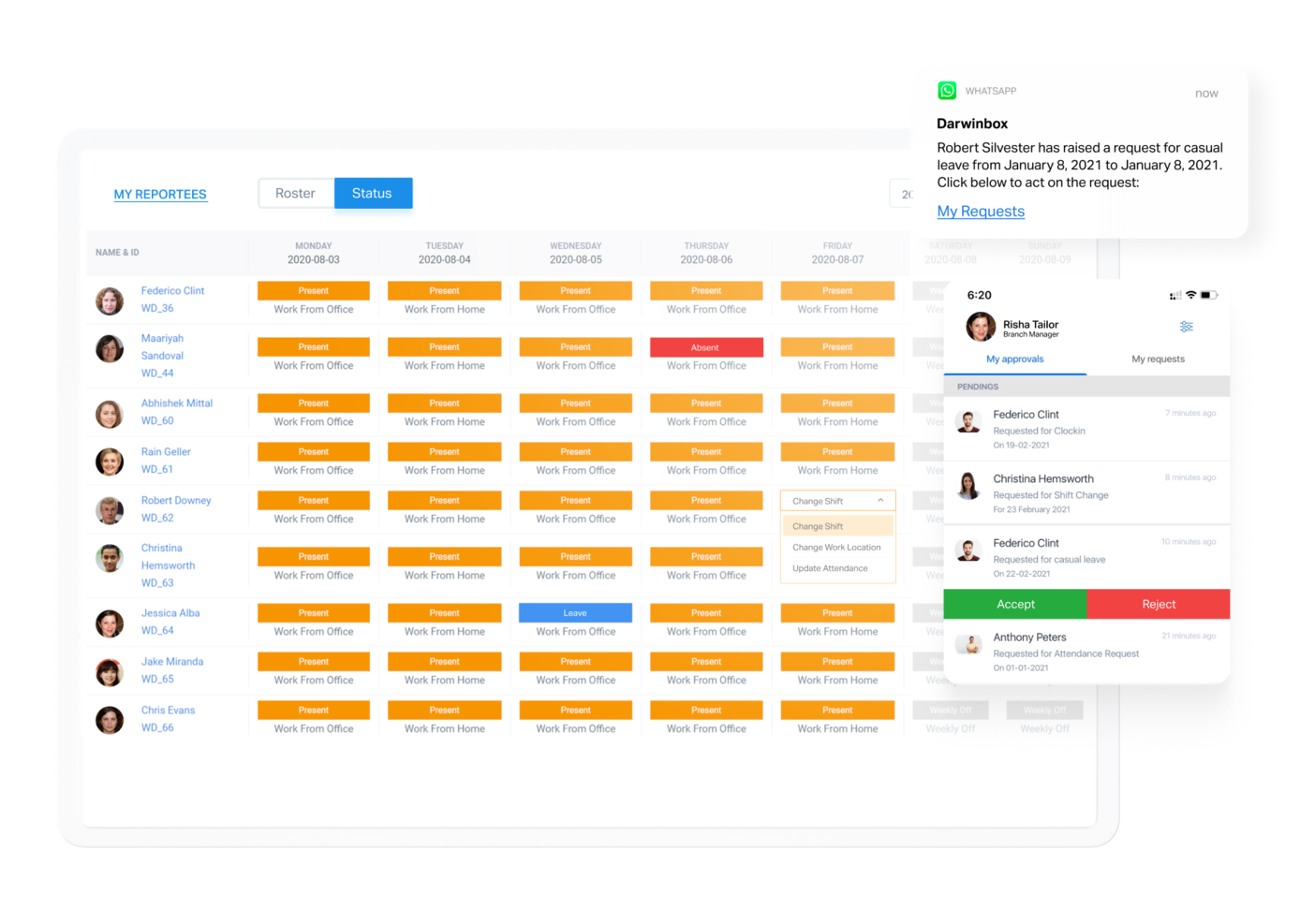 Darwinbox screenshot - 25 Beste Core-HR-Software 2026: Bewertet &amp; Verglichen