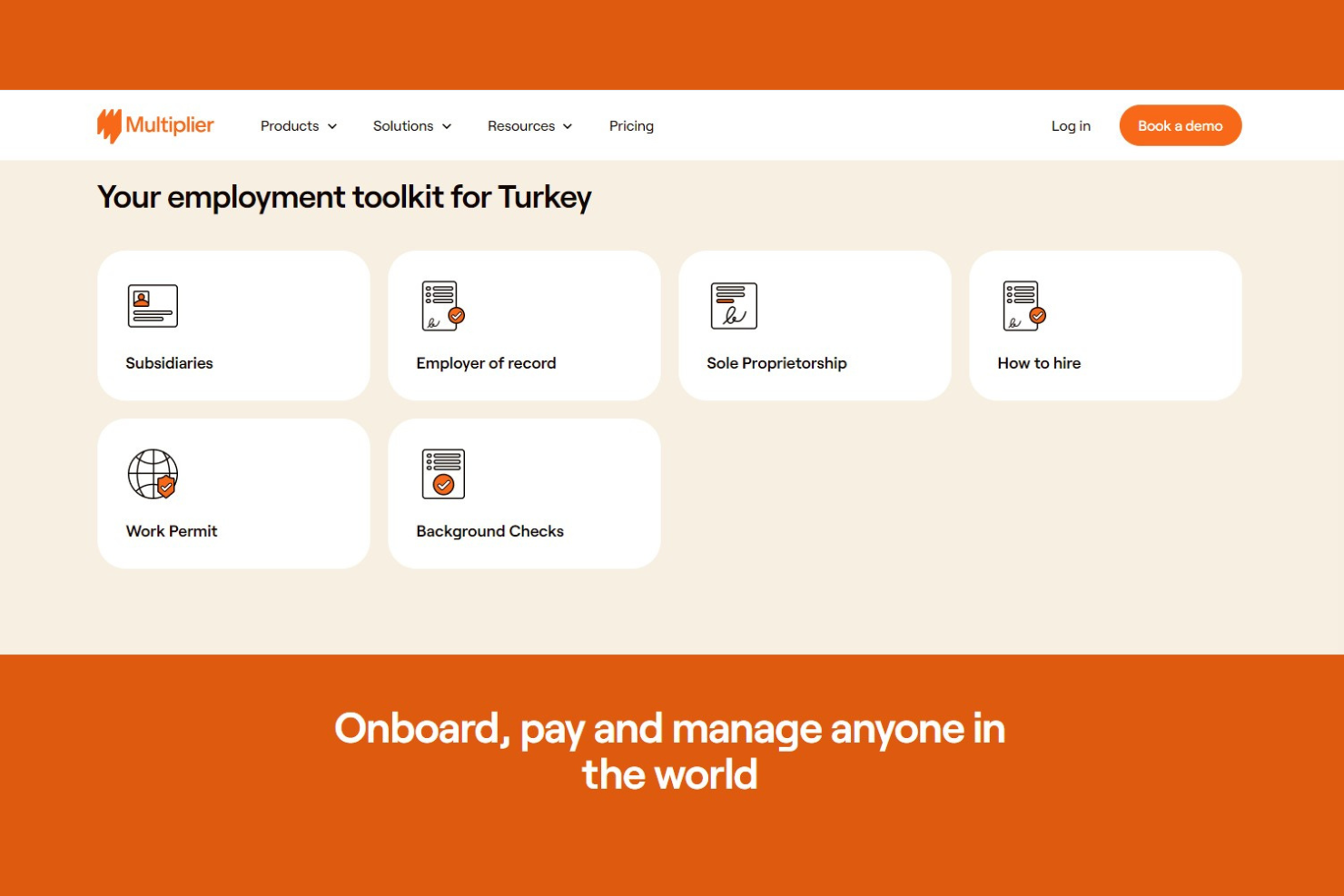 Multiplier screenshot - 24 Beste Employer of Record in der Türkei: Bewertet 2026