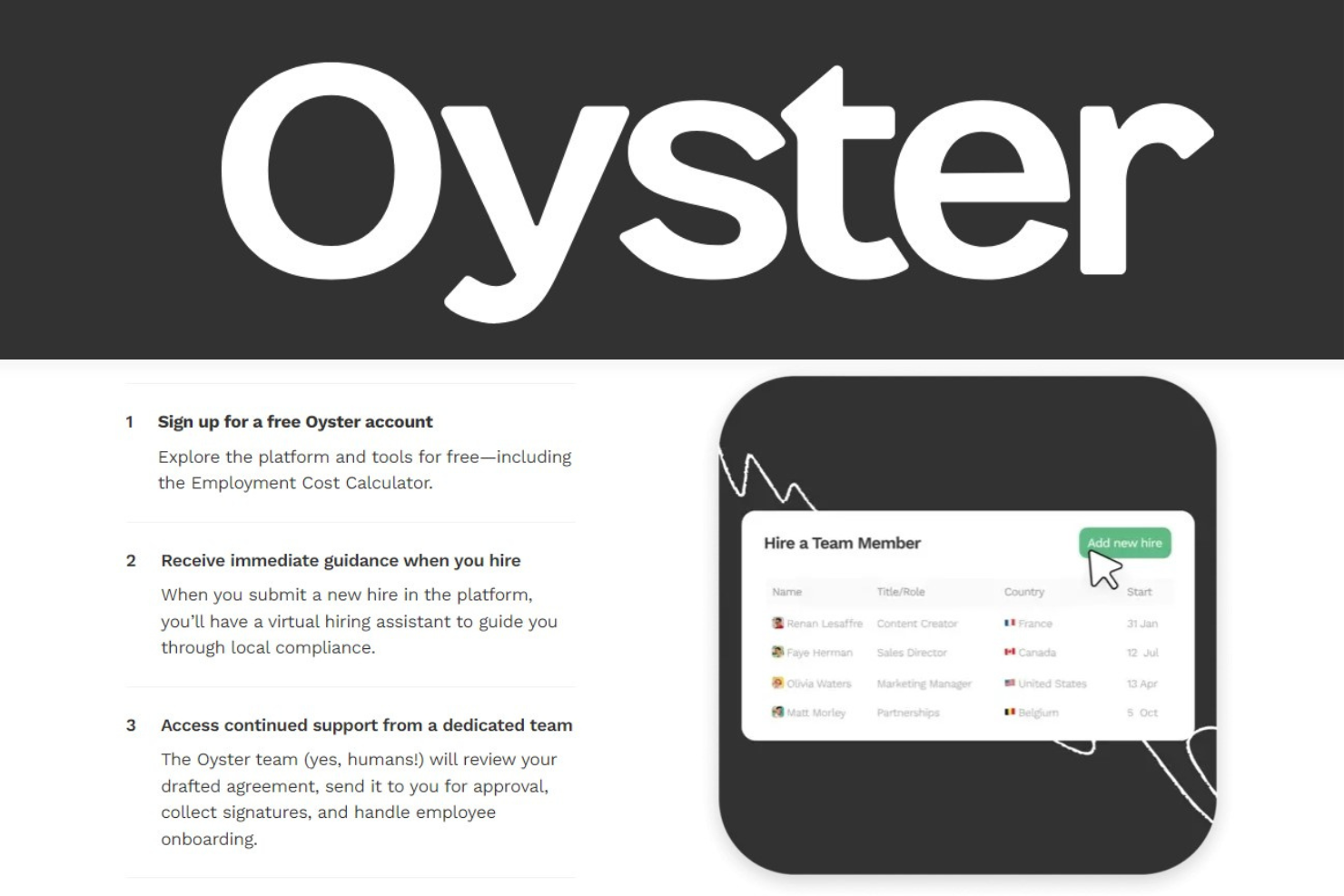Oyster HR screenshot - 10 Top Arbeitgeber of Record in den Vereinigten Arabischen Emiraten 2026