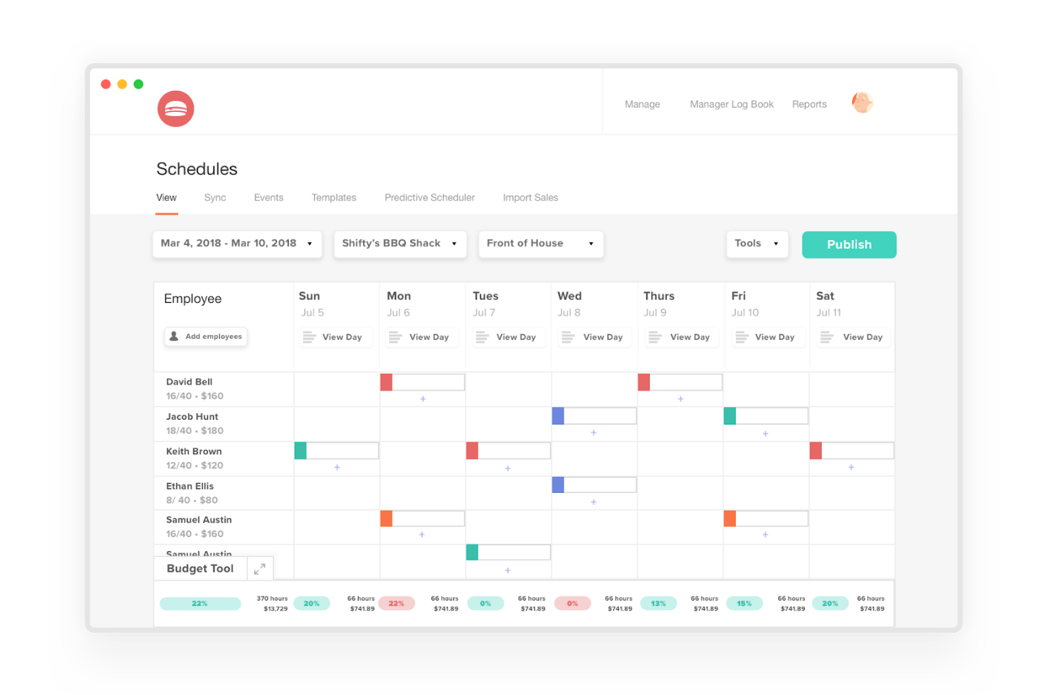 7shifts screenshot - 13 meilleures alternatives à Connecteam pour 2026