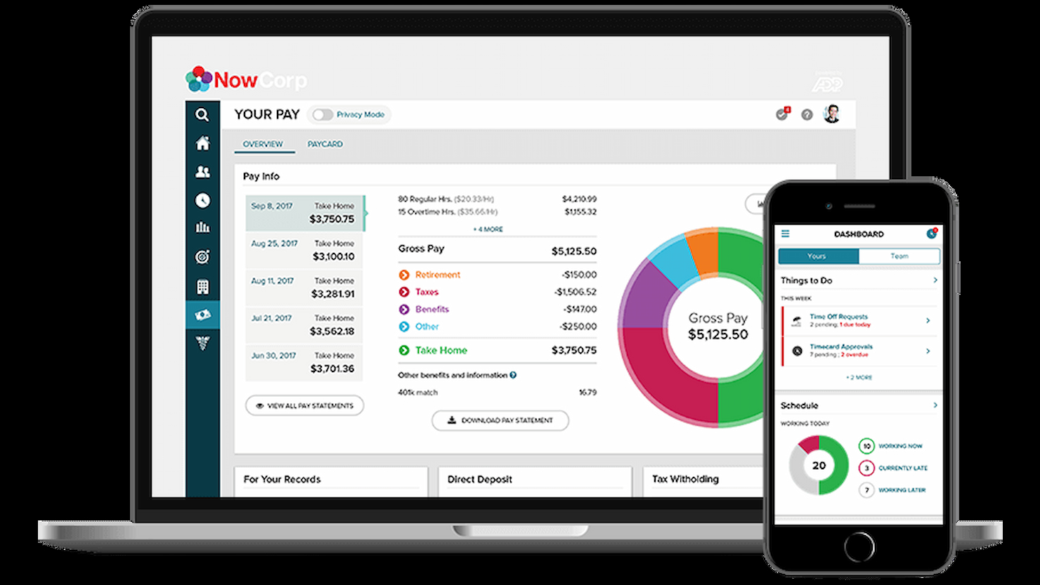 ADP Enterprise HR screenshot - 10 beste Lohnabrechnungssoftwares für Unternehmen im Jahr 2026