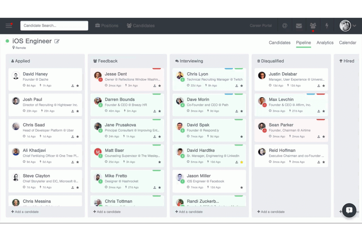 BreezyHR screenshot - 15 Beste Kostenlose Recruiting-Software Im Test 2026