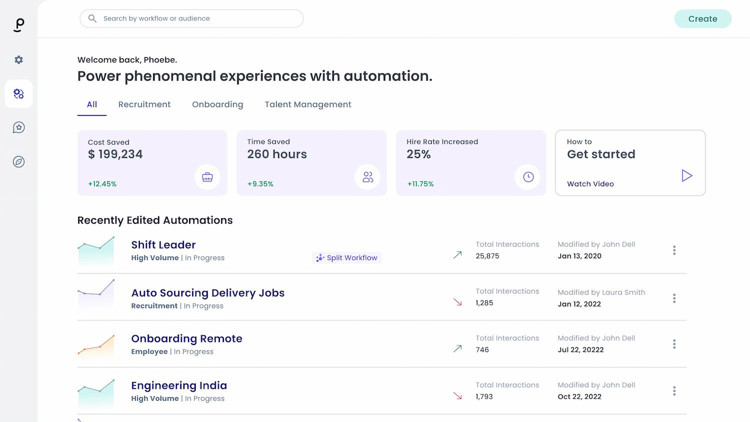Phenom screenshot - 20 Meilleurs Logiciels d’Analyse du Recrutement de 2026
