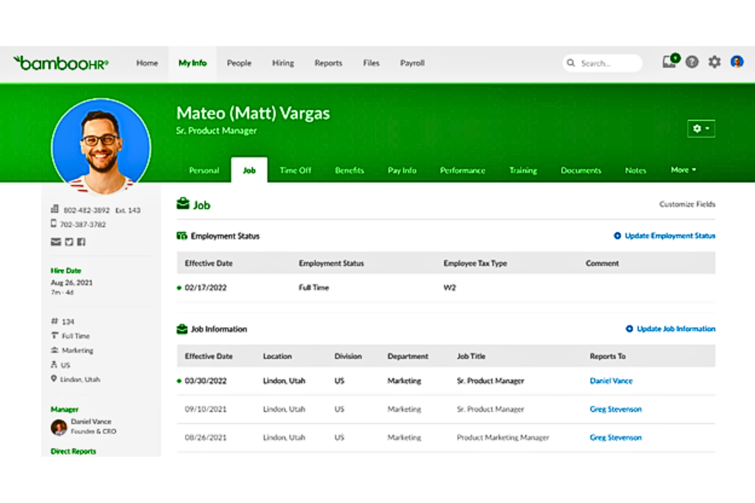 BambooHR® screenshot - 20 beste Human-Resource-Apps 2026: Im Vergleich