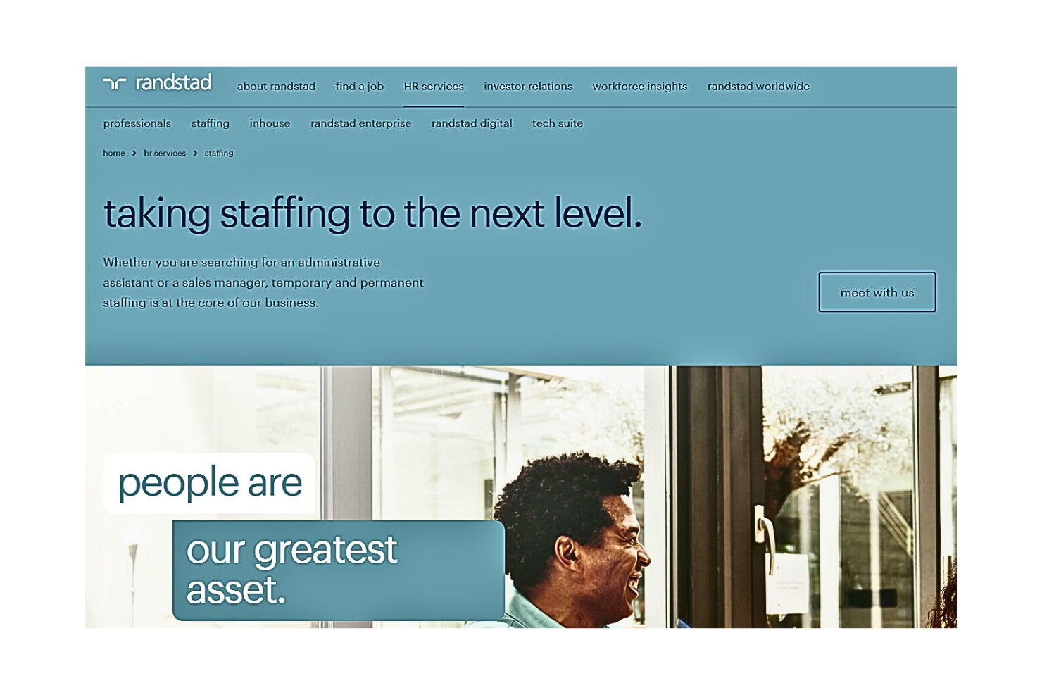 Randstad screenshot - 20 Beste HR-Beratungsdienste für Ihr Unternehmen im Jahr 2026