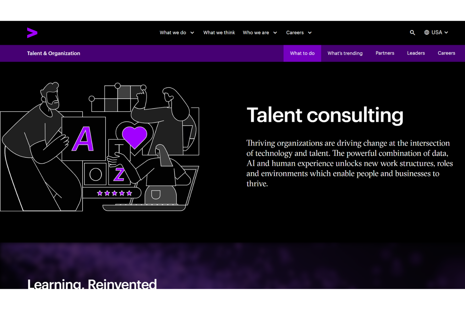 Accenture HR screenshot - 23 Meilleurs Services et Entreprises d’Externalisation RH en 2026
