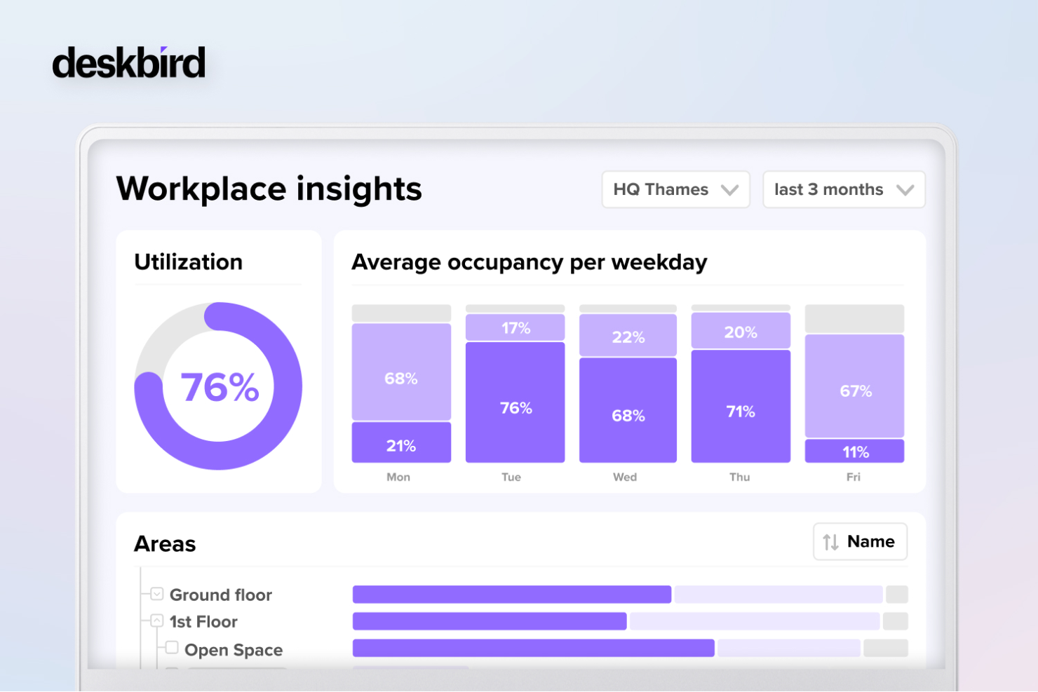 deskbird screenshot - 30 Beste Büroverwaltungssoftware 2026