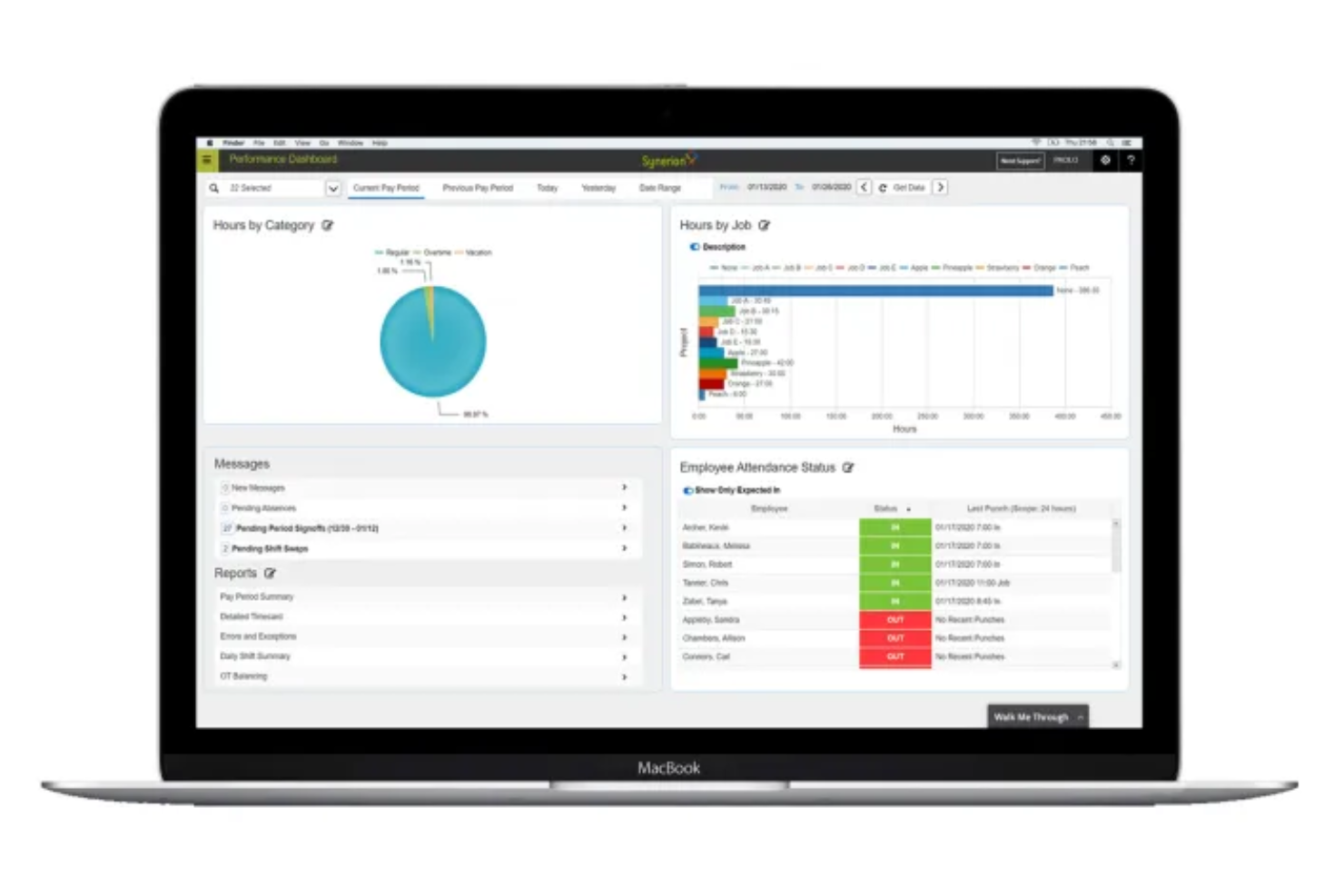 Synerion screenshot - 18 Beste kanadische HR-Software 2026: Bewertet &amp; Verglichen