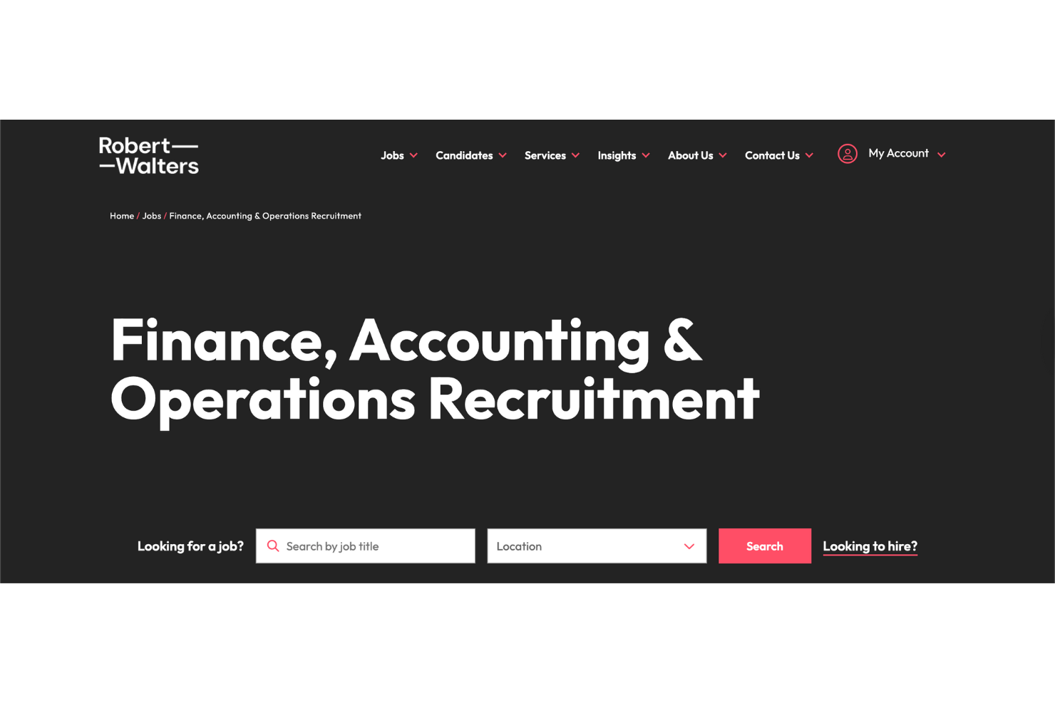 Robert Walters Outsourcing screenshot - 20 beste Recruitment Process Outsourcing Unternehmen für 2026