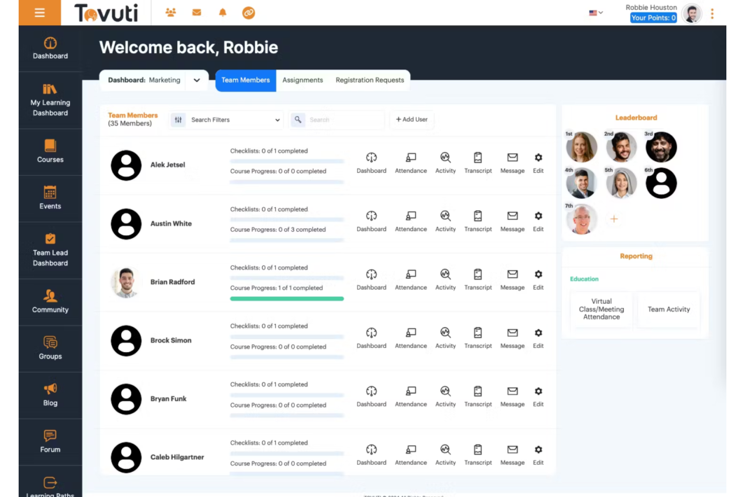 Tovuti screenshot - 29 Meilleurs Systèmes de Gestion de l’Apprentissage en Entreprise de 2026