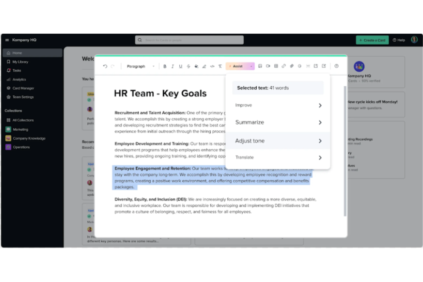 Guru screenshot - Die 10 besten Softwarelösungen zur Produktivitätsverfolgung 2026