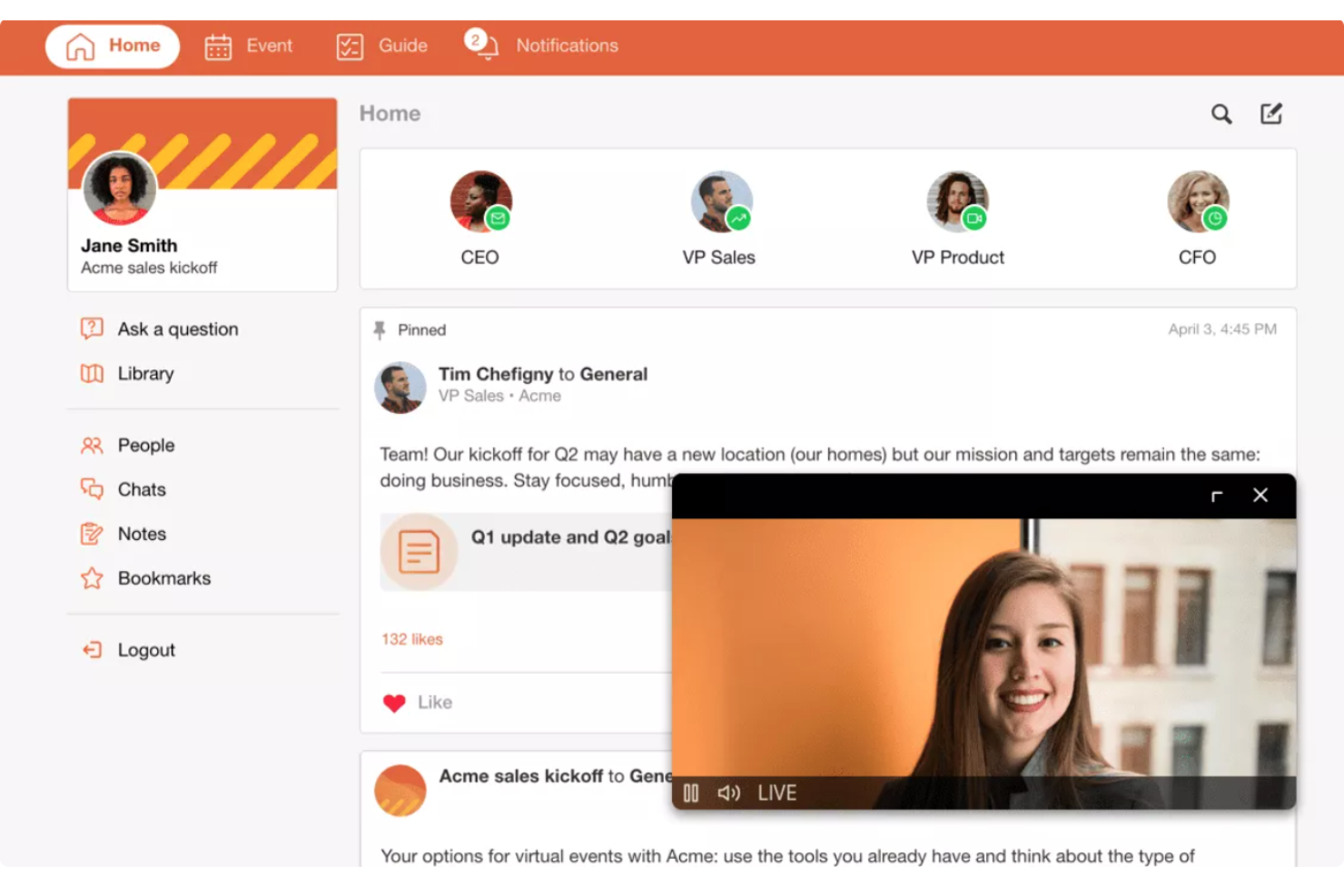 SpotMe screenshot - 24 meilleures plateformes d’événements virtuels évaluées en 2026