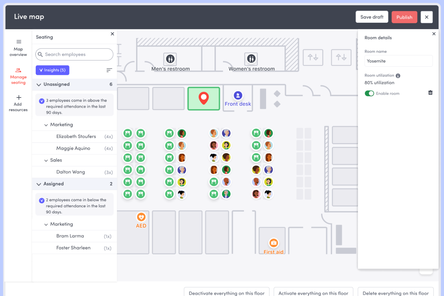 Envoy screenshot - 30 Meilleurs logiciels de gestion d’espaces de bureau en 2026