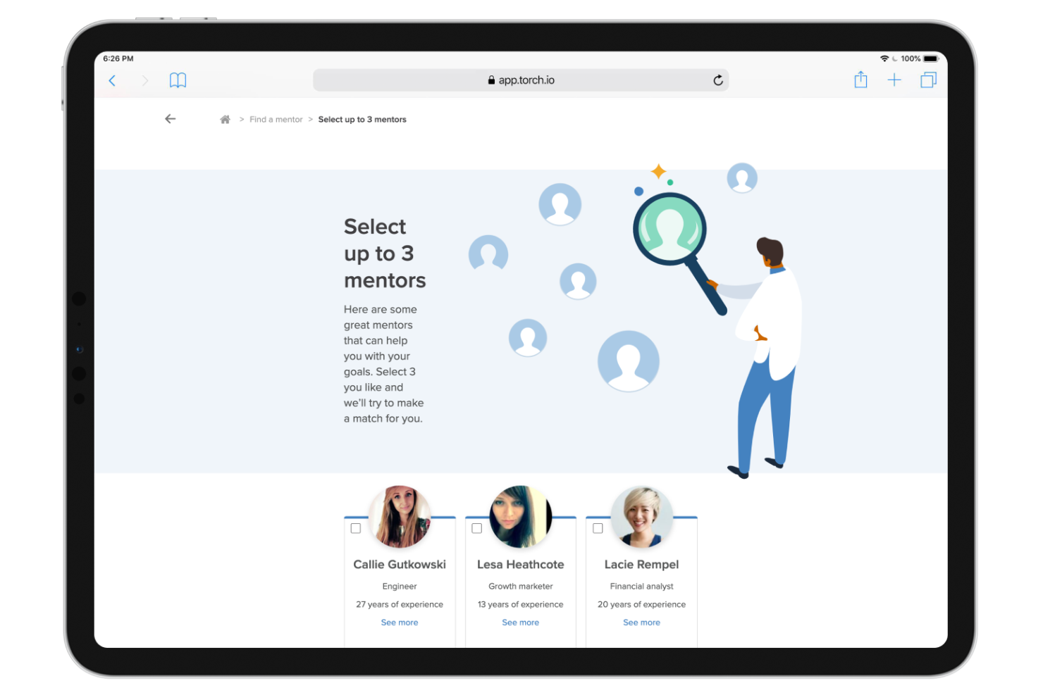 Torch screenshot - 15 Meilleurs Logiciels de Mentorat Passés en Revue en 2026
