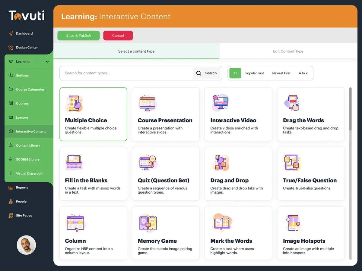 Tovuti screenshot - 30 Meilleurs Systèmes de Gestion de l’Apprentissage d’Entreprise de 2026