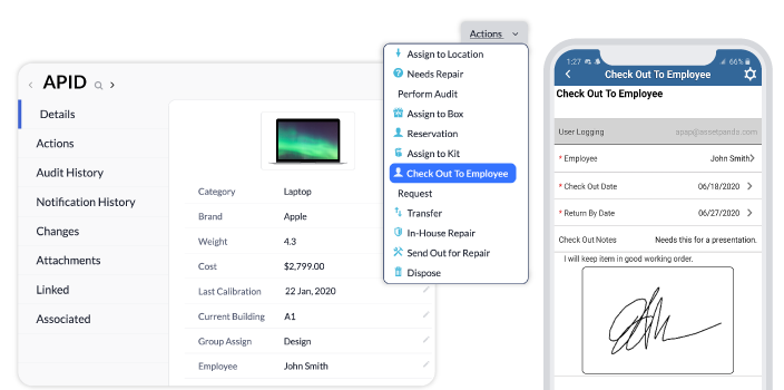 Asset Panda screenshot - 19 Meilleurs Logiciels de Gestion des Actifs de 2026 : Analyse complète