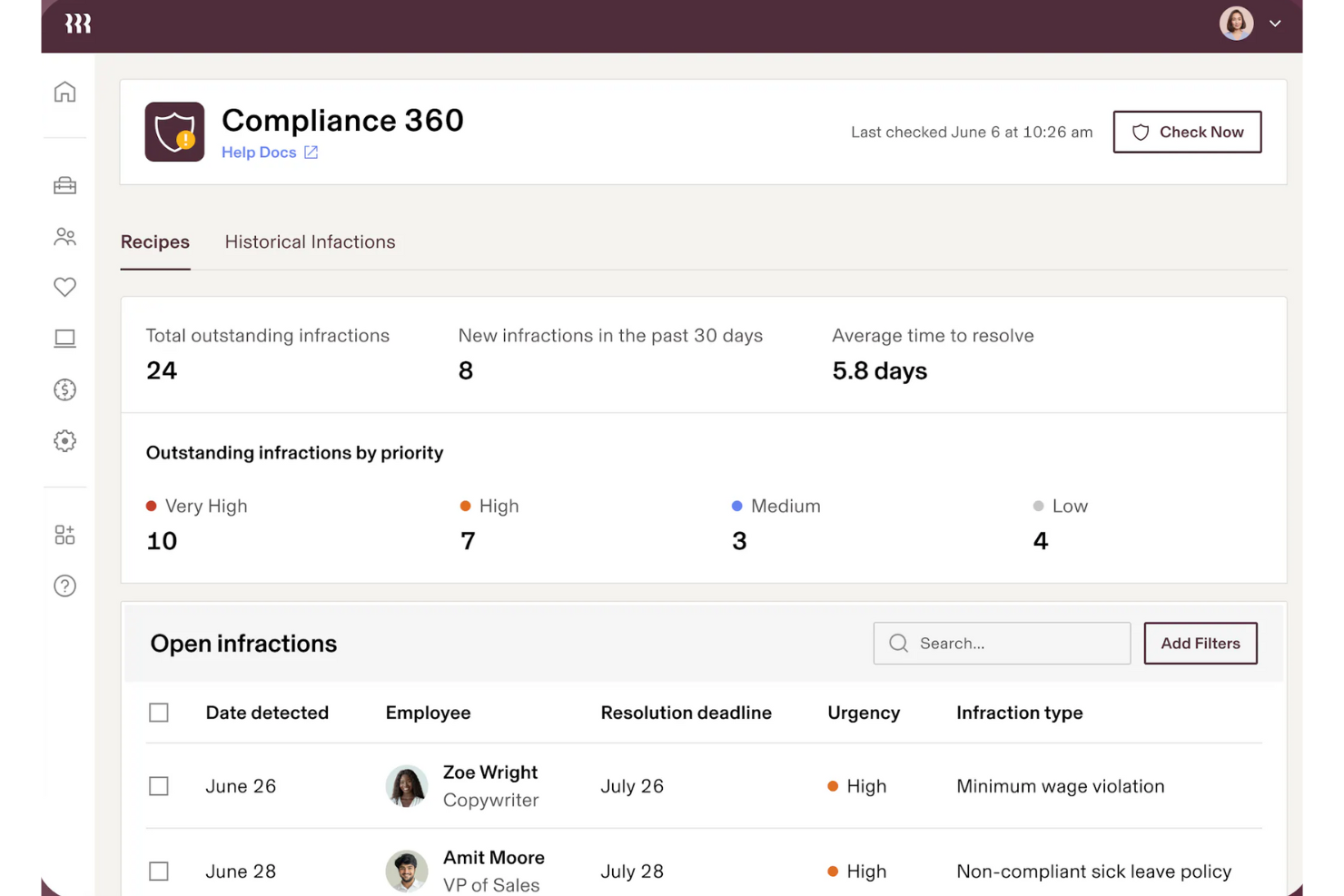 Rippling screenshot - 20 beste HR-Datenbank-Softwares 2026: Getestet &amp; Verglichen