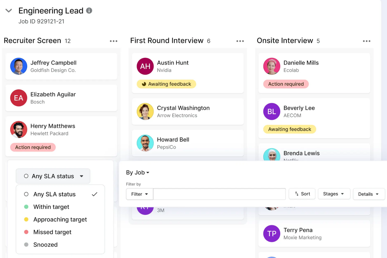 Gem screenshot - 38 Meilleurs Logiciels CRM de Recrutement de 2026 pour Engager les Talents