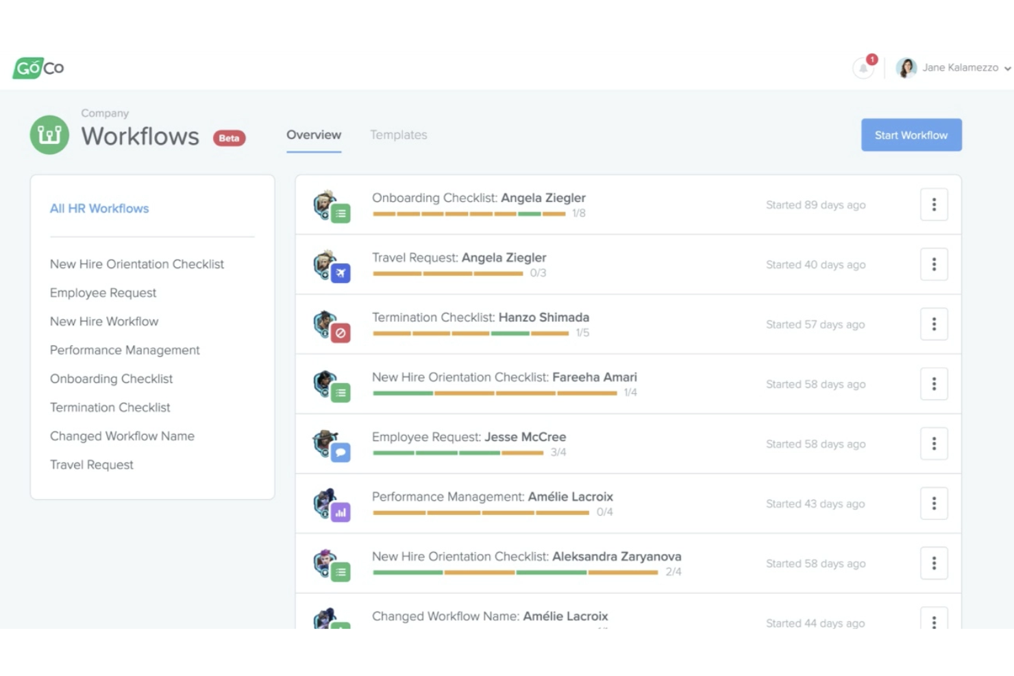 GoCo screenshot - 23 Meilleurs Logiciels RH dans le Cloud : Testés &amp; Comparés pour 2026