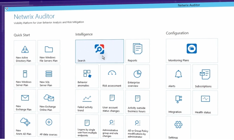 Netwrix Auditor screenshot - Die 20 besten integrierten Risikomanagement-Softwares 2026