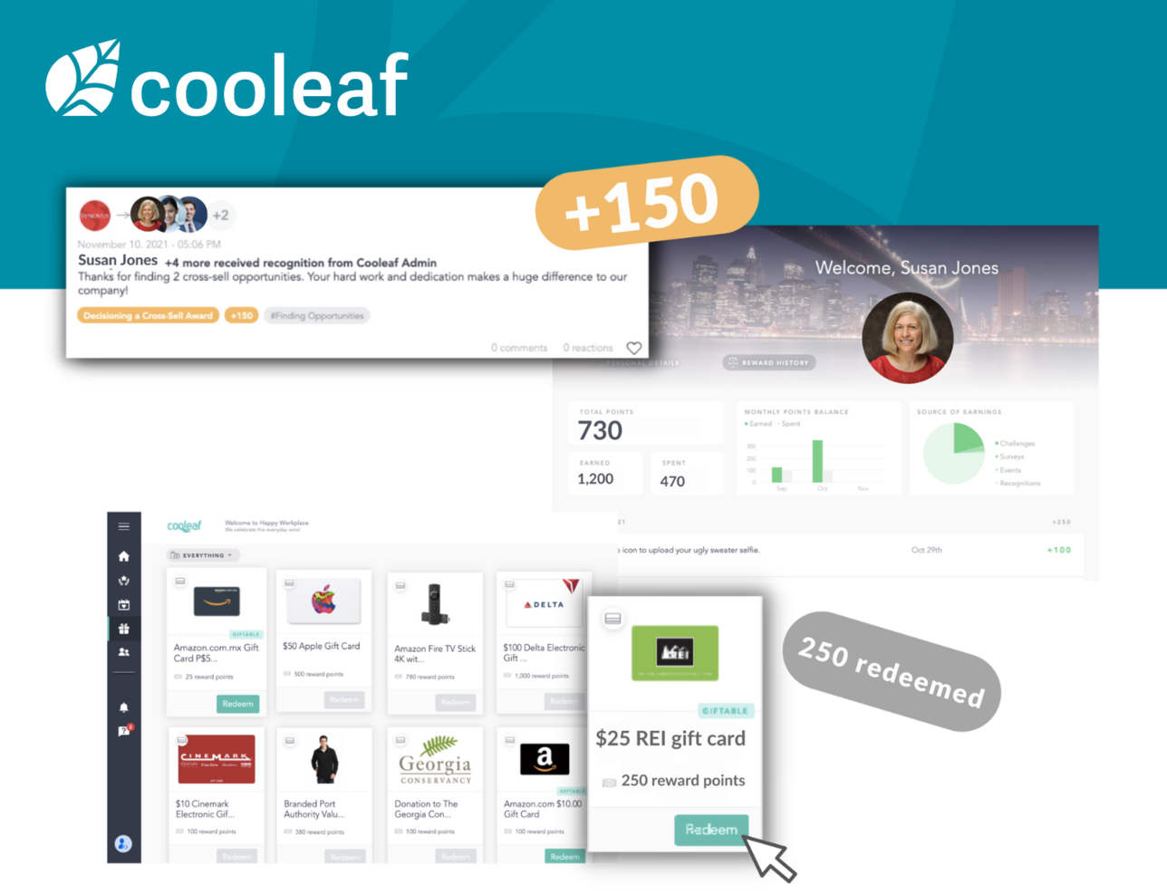 Cooleaf (ITA Group) screenshot - 10 Meilleures Plateformes de Reconnaissance des Employés en 2026 : Comparatif