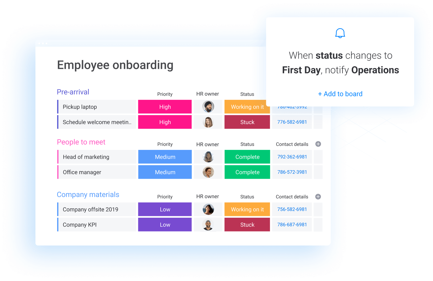 monday AI Workspace screenshot - Die 10 besten Onboarding-Software 2026: Bewertet &amp; Verglichen
