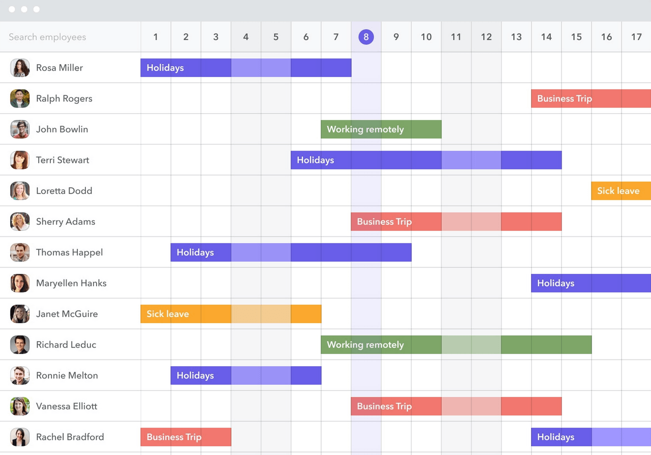Factorial screenshot - 10 meilleurs logiciels de planification des employés de 2026