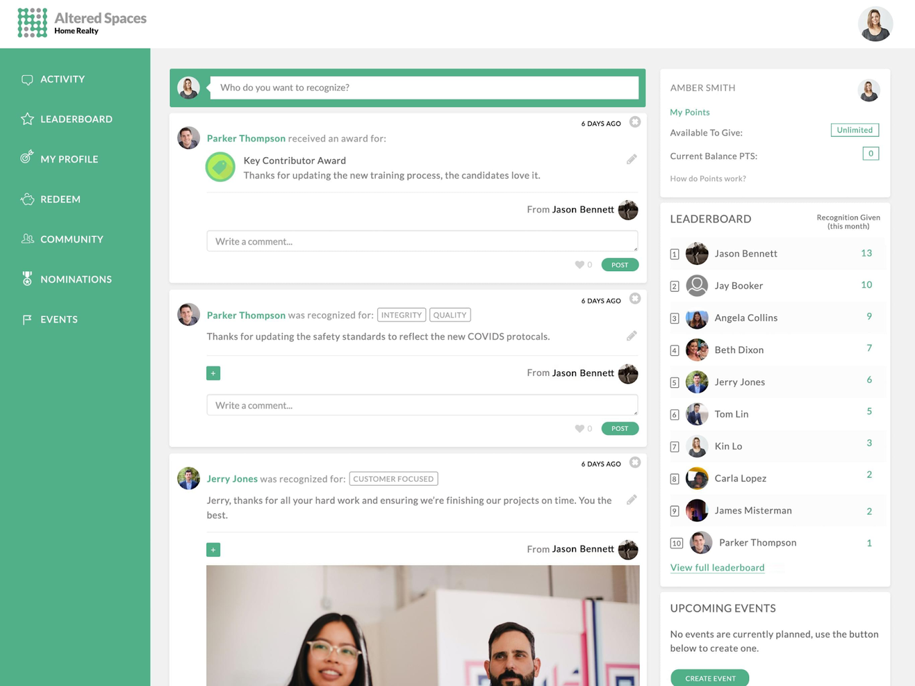 Bucketlist Rewards screenshot - 40 Meilleurs Logiciels d’Engagement des Employés pour 2026