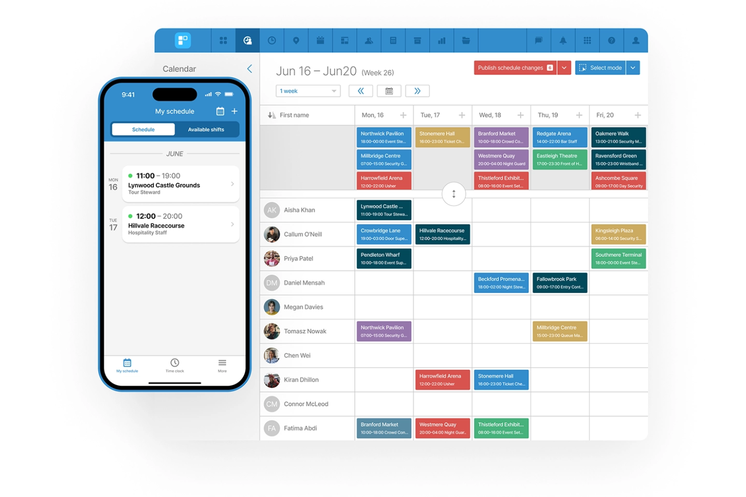 Parim screenshot - 30 Beste Mitarbeiter-Schichtplanungssoftware im Test für 2026