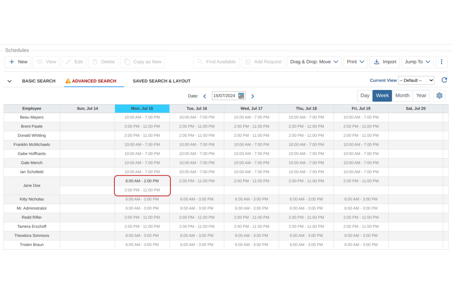 TimeTrex screenshot - 21 Meilleurs Logiciels de Planification du Personnel pour Petites Entreprises