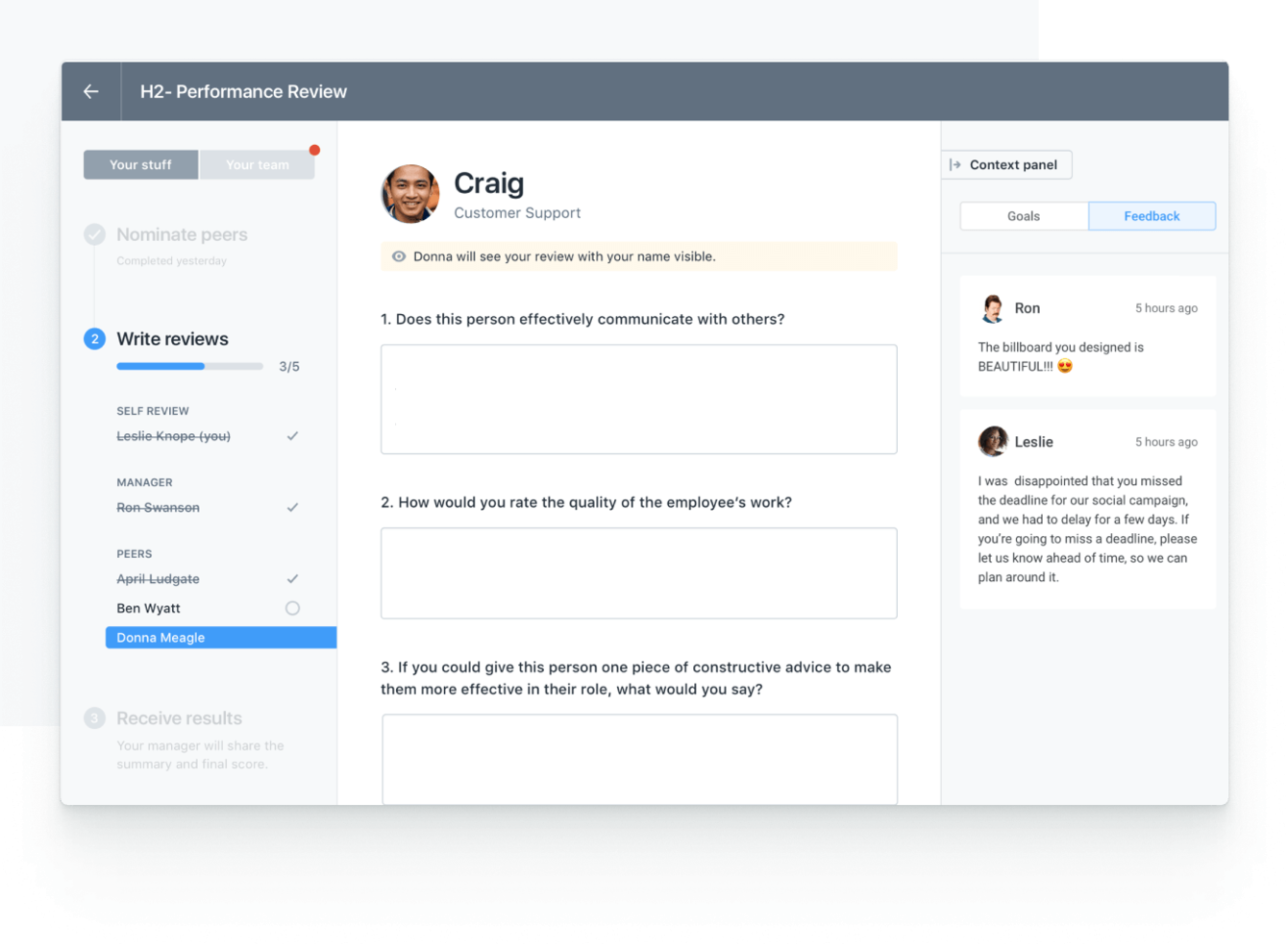 Lattice screenshot - 40 Beste Mitarbeitermanagement-Systeme 2026