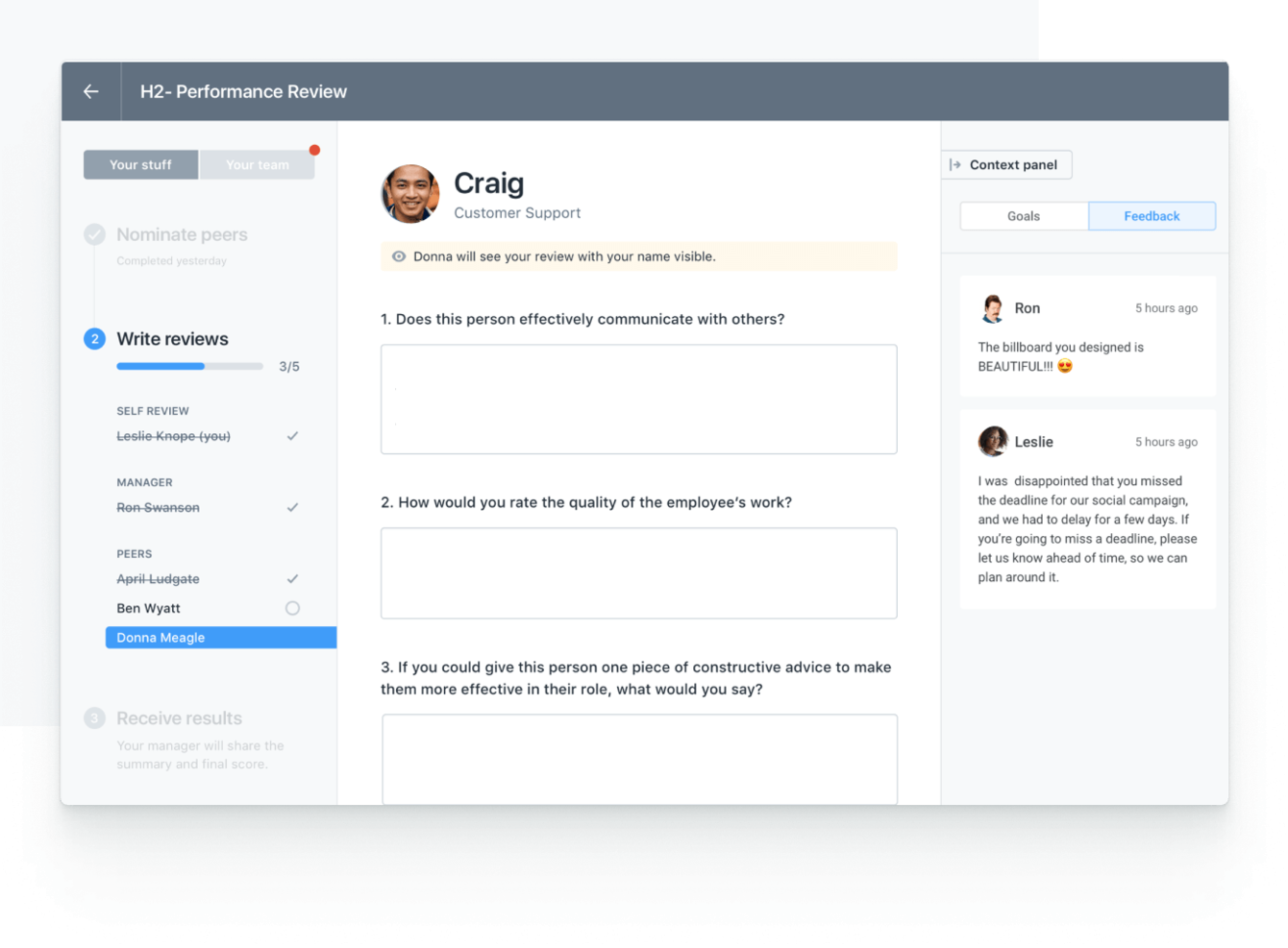 Lattice screenshot - 10 Beste Performance-Management-Software &amp; Tools 2026