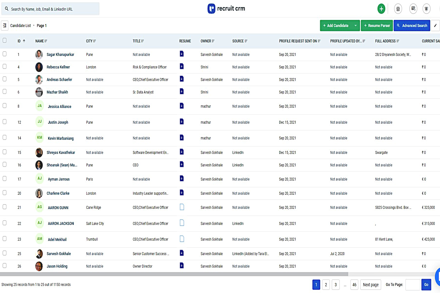 Recruit CRM screenshot - Die 10 besten Rekrutierungssoftwares des Jahres 2026: Bewertet und verglichen