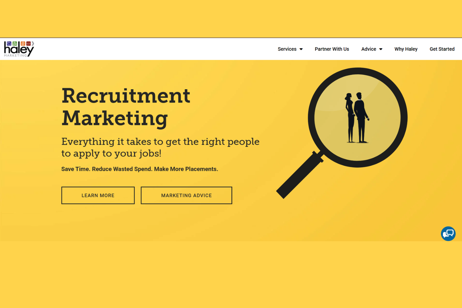 Haley Marketing screenshot - 10 meilleures agences de marketing du recrutement évaluées en 2026