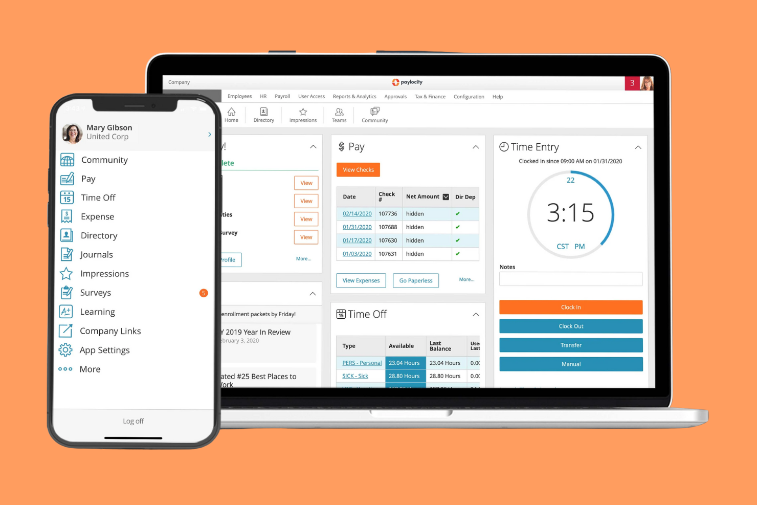 Paylocity screenshot - 20 Meilleures Applications de Paie Passées en Revue en 2026