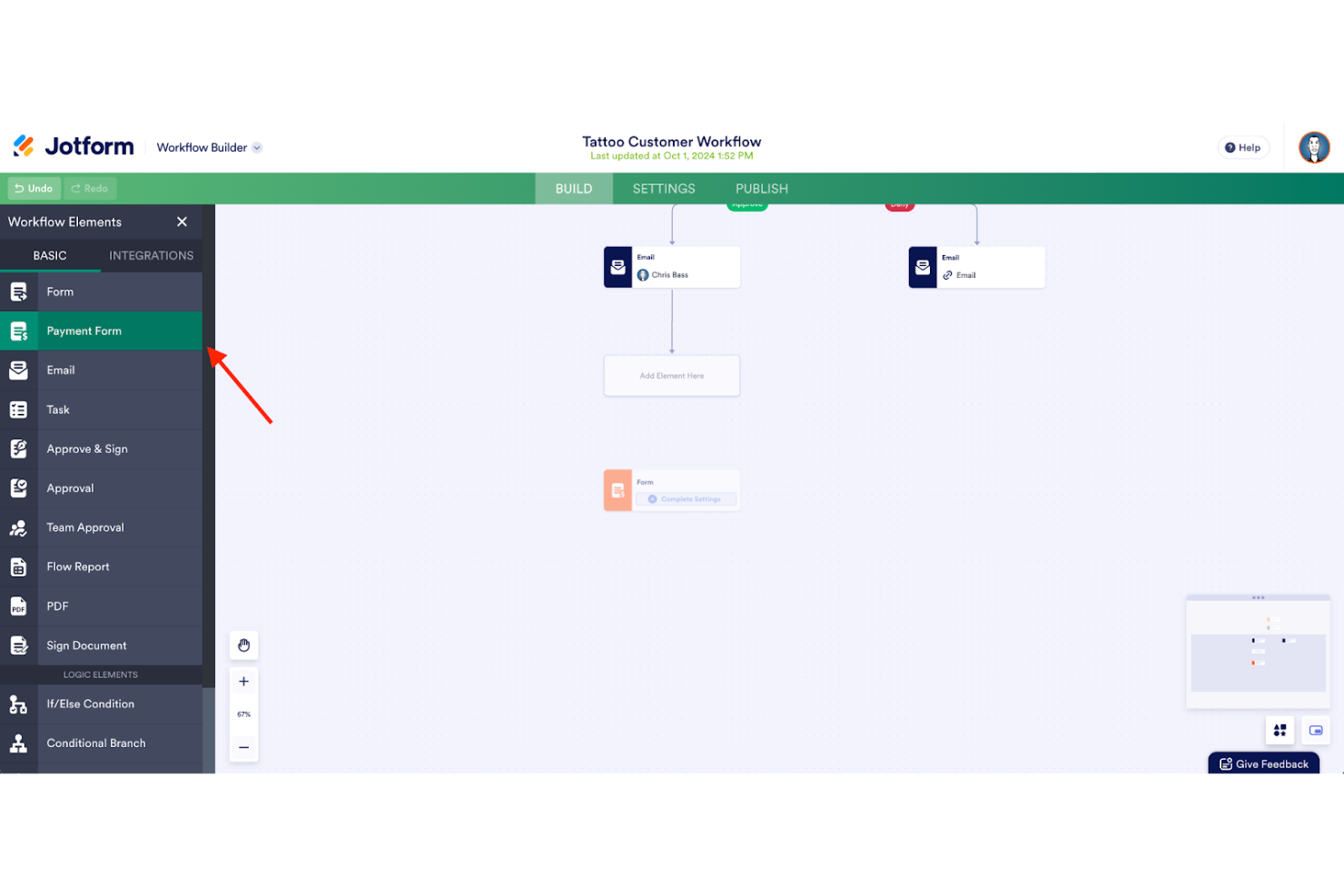 Jotform Workflows screenshot - 3 Meilleurs Logiciels d’Automatisation de Flux de Travail à Utiliser en 2026